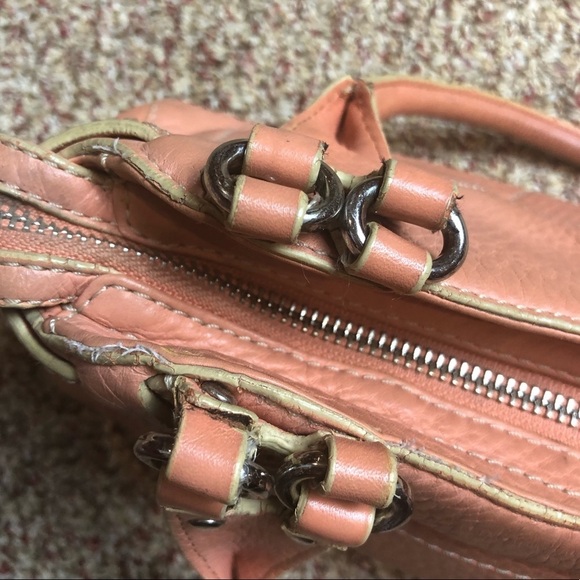 Vintage Salmon Cole Haan Shoulder Purse - Picture 9 of 9